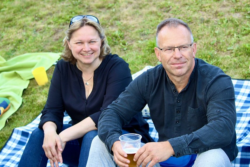 Tolle Stimmung im Rosengarten Bad Langensalza mit Reggae-Kl&auml;ngen