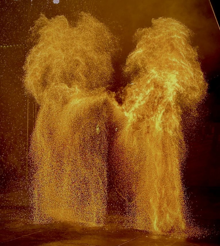 Die Eventpuppets im Einsatz