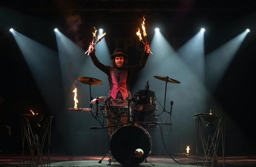 Die Eventpuppets im Einsatz