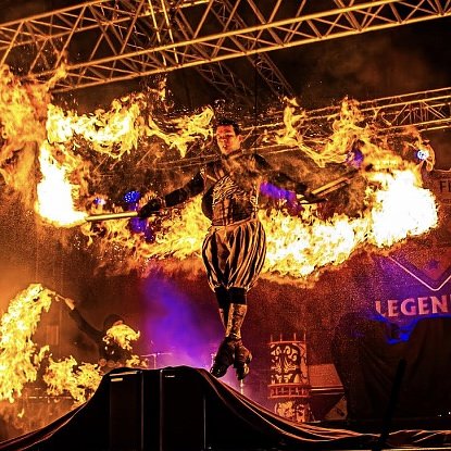 Die Eventpuppets im Einsatz