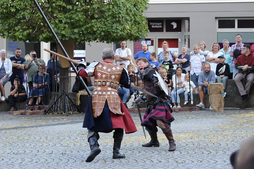 Rittergruppe HEROLD beim 31. Mittelalterstadtfest in Bad Langensalza