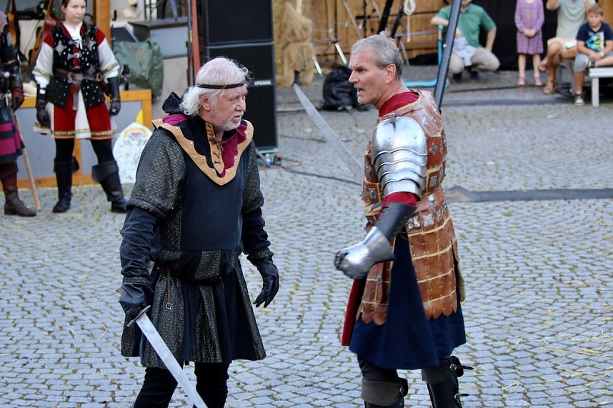 Rittergruppe HEROLD beim 31. Mittelalterstadtfest in Bad Langensalza