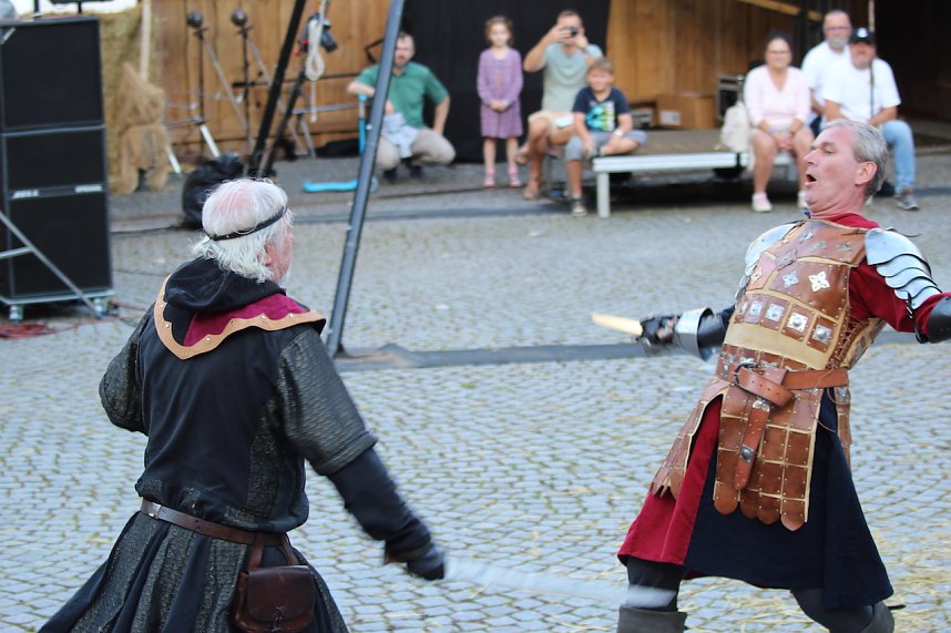Rittergruppe HEROLD beim 31. Mittelalterstadtfest in Bad Langensalza