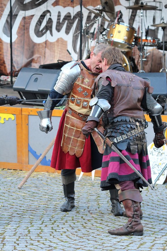 Rittergruppe HEROLD beim 31. Mittelalterstadtfest in Bad Langensalza