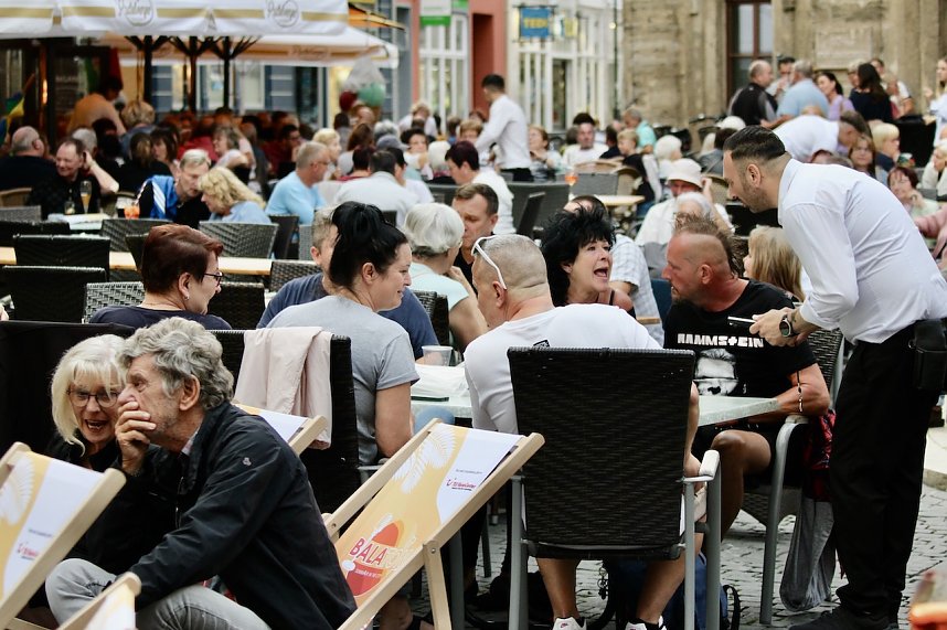 Open-Air-Konzertreihe BaLaTon � SummAIR in the City auf dem Marktplatz in Bad Langensalza