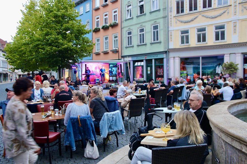 Open-Air-Konzertreihe BaLaTon � SummAIR in the City auf dem Marktplatz in Bad Langensalza