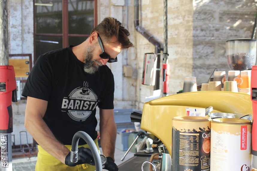"Coffee with a cop" in Bad Langensalza