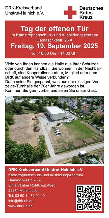 Einweihung des Katastrophenschutzzentrums in M&uuml;hlhausen