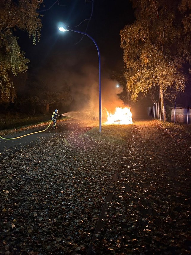 Fahrzeugbrand in der vergangenen Nacht