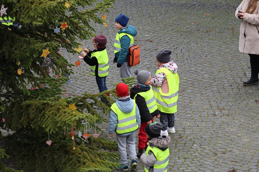 Gro&szlig;e Weihnachtsbaumschm&uuml;ck-Aktion auf dem T&ouml;pfermarkt in Bad Langensalza