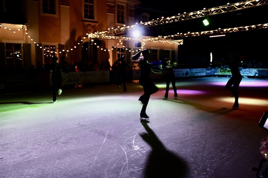 Eisbahn mit super Party in Bad Langensalza er&ouml;ffnet