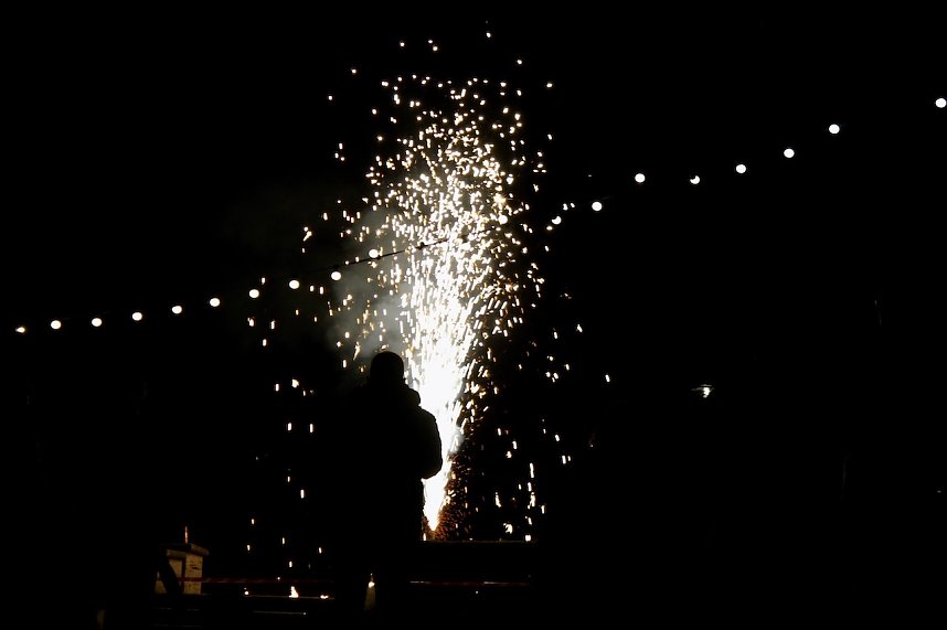 Eisbahn mit super Party in Bad Langensalza er&ouml;ffnet