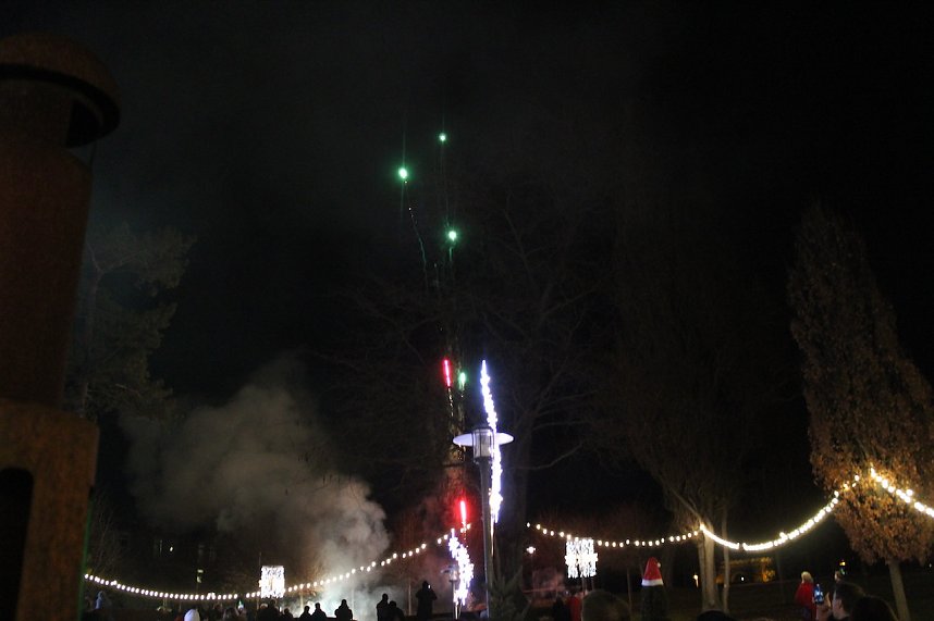 Eisbahn mit super Party in Bad Langensalza er&ouml;ffnet