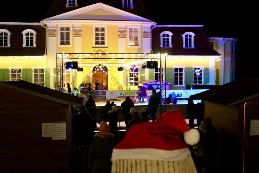 Eisbahn mit super Party in Bad Langensalza er&ouml;ffnet