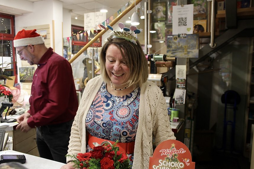 Der Stollen- und Pfefferkuchenmarkt in Bad Langensalza lockte die Besucher mit einem breiten Angebot