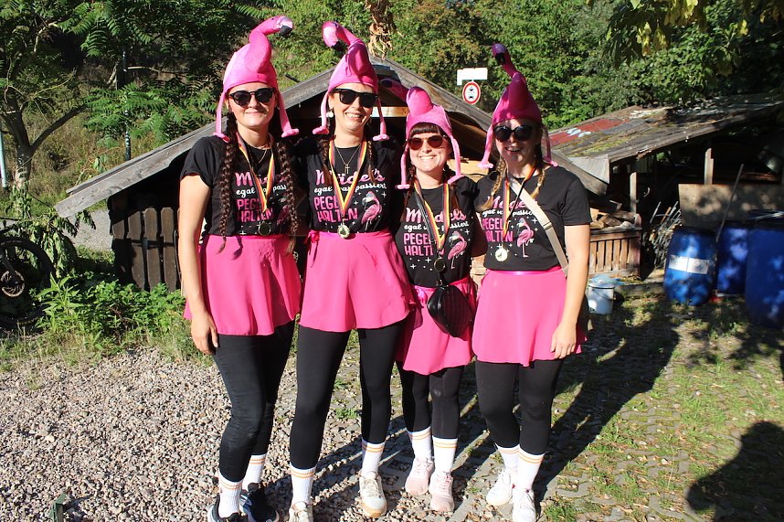 Bierathlon mit den Muschitieren aus N&auml;gelst&auml;dt