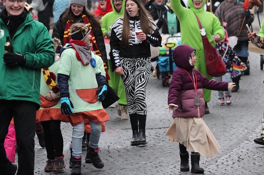 Karnevalsumzug in Bad Langensalza