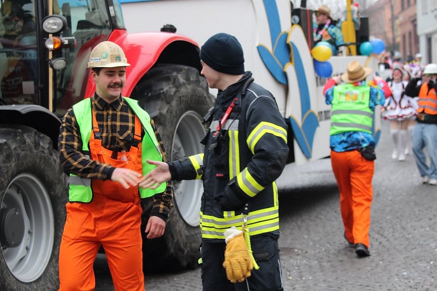Karnevalsumzug in Bad Langensalza