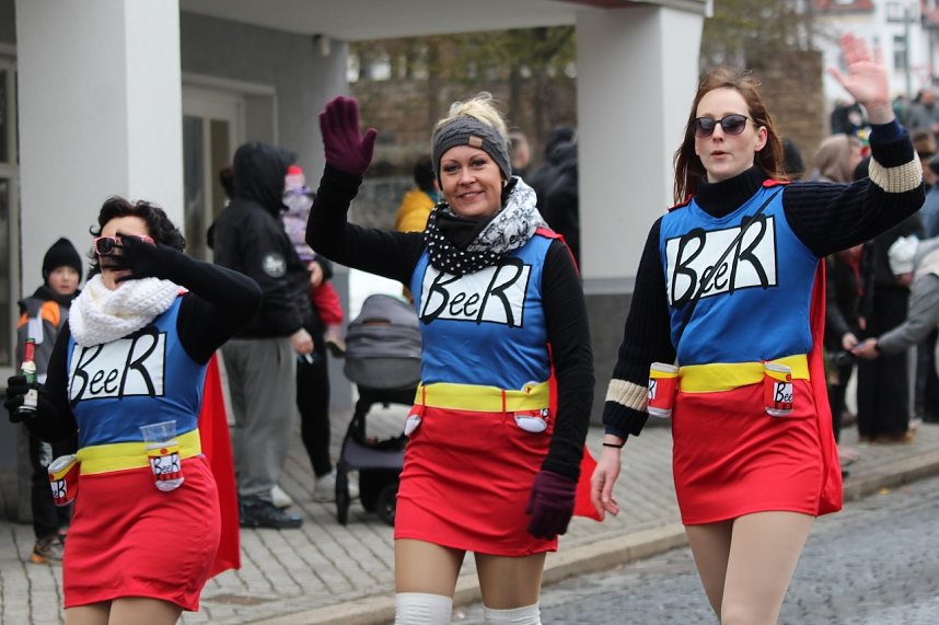 Karnevalsumzug in Bad Langensalza