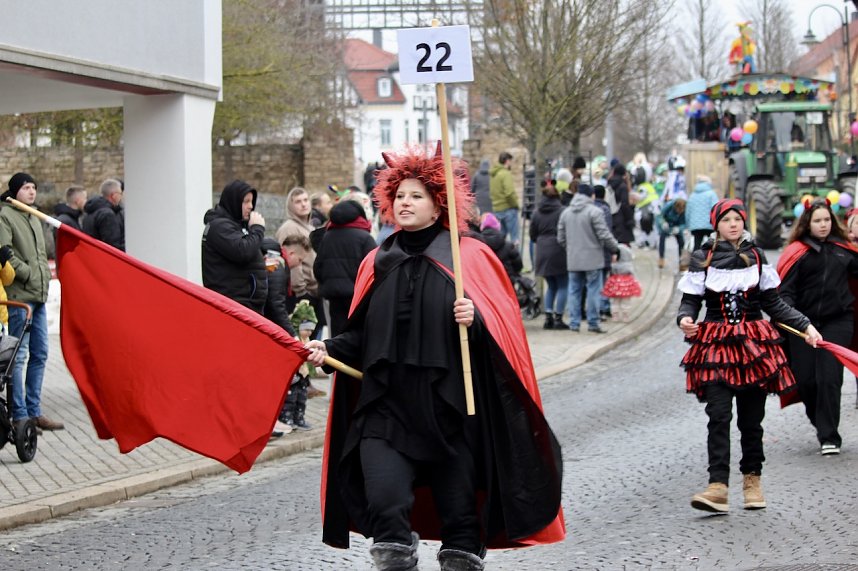 Impressionen vom Faschingsumzug in Bad Langensalza