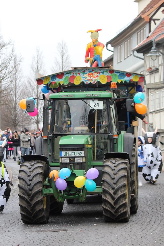 Impressionen vom Faschingsumzug in Bad Langensalza