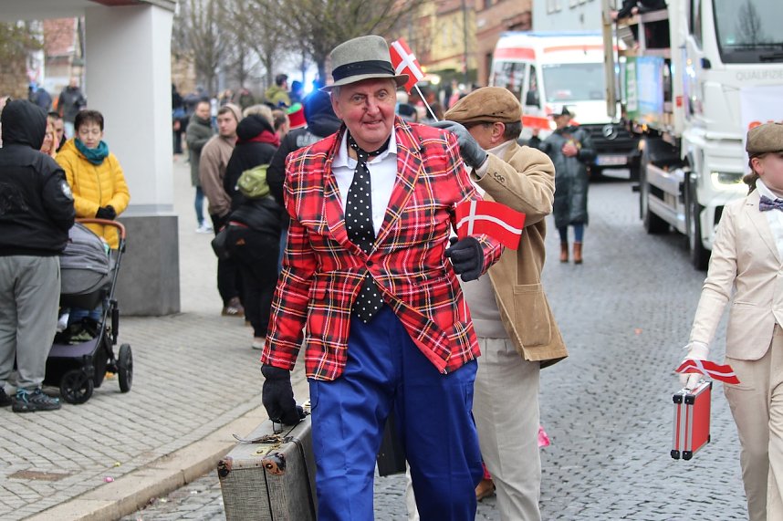 Impressionen vom Faschingsumzug in Bad Langensalza