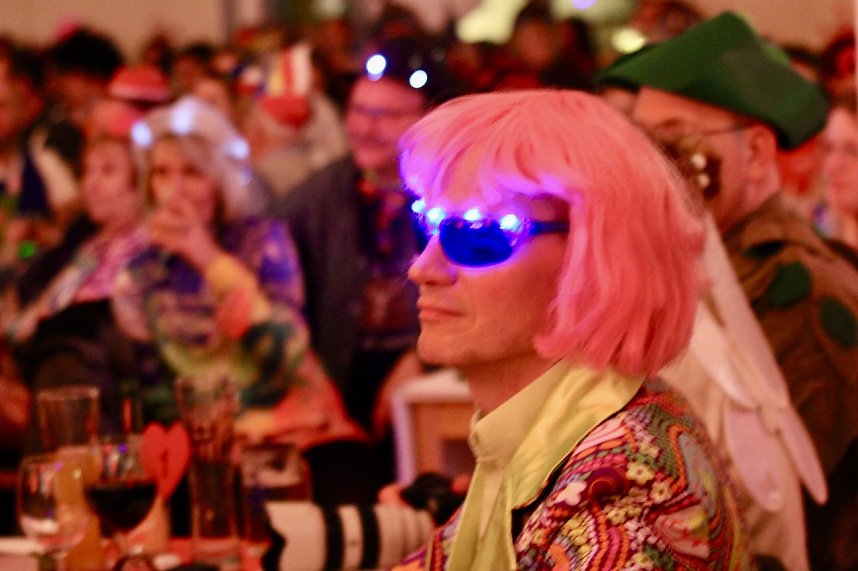 Ausgelassenes Treiben im Kultur-und Kongresszentrum in Bad Langensalza bei der Karnevalssitzung