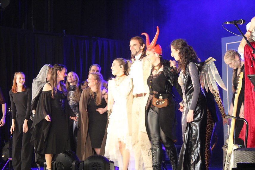 Faust n Roll nach Goethe" im KKZ in Bad Langensalza mit Sch&uuml;lern des Salza Gymnasiums