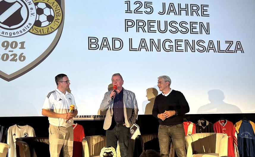 Drei Preu&szlig;en-Pr&auml;sidenten im Gespr&auml;ch: Harbauer, Fellbach und John (v.l.n.r.)