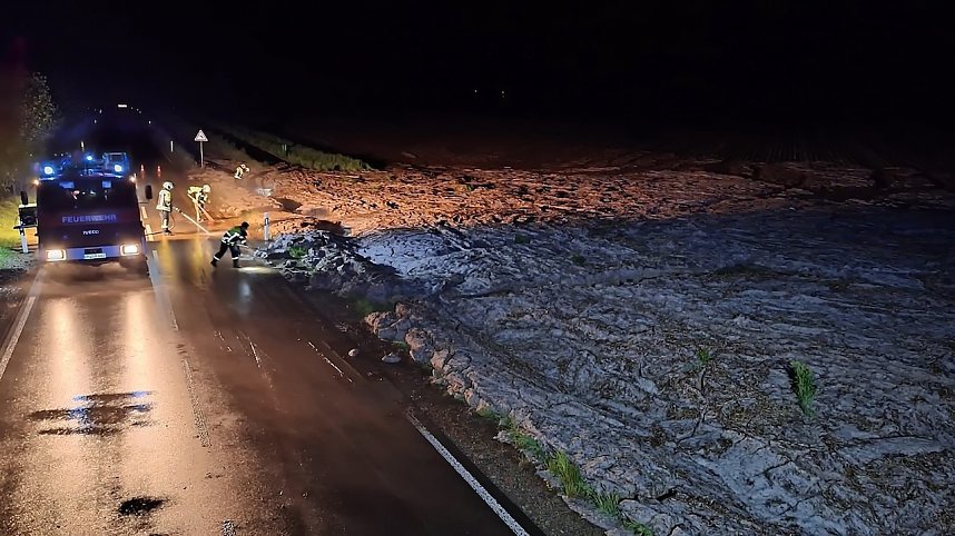 Unwetter-Einsatz im Unstrut-Hainich-Kreis