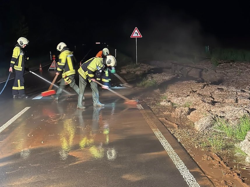 Unwetter-Einsatz im Unstrut-Hainich-Kreis