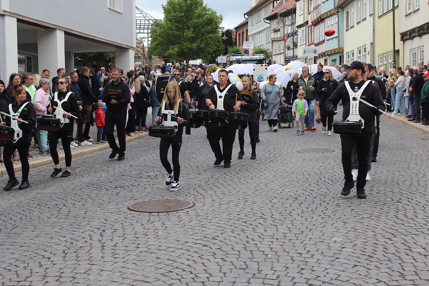 Festumzug zum 214. Brunnenfest in Bad Langensalza