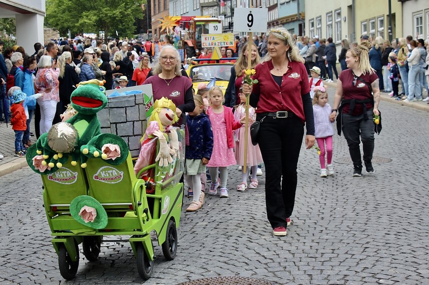 Festumzug zum 214. Brunnenfest in Bad Langensalza