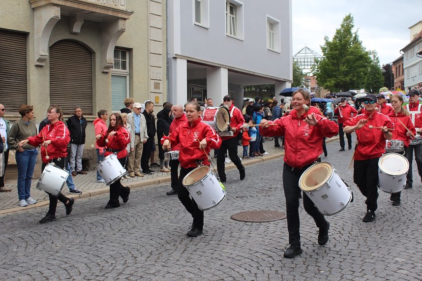 Festumzug zum 214. Brunnenfest in Bad Langensalza