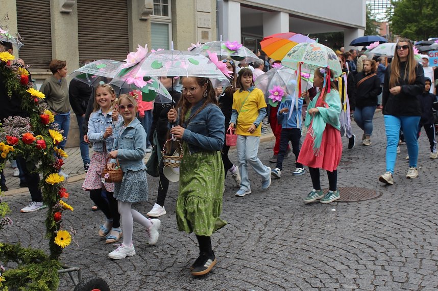 Festumzug zum 214. Brunnenfest in Bad Langensalza