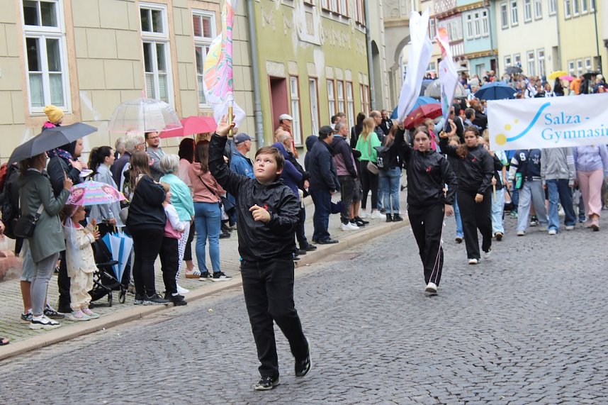 Festumzug zum 214. Brunnenfest in Bad Langensalza