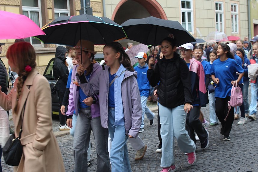 Festumzug zum 214. Brunnenfest in Bad Langensalza