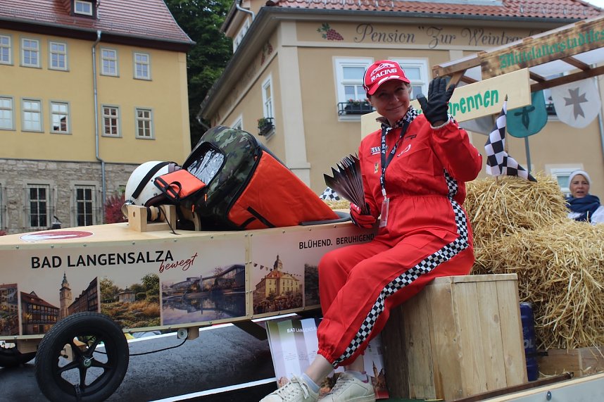 Festumzug zum 214. Brunnenfest in Bad Langensalza