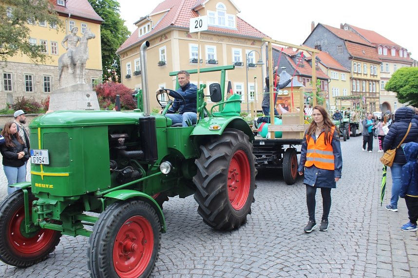 Festumzug zum 214. Brunnenfest in Bad Langensalza