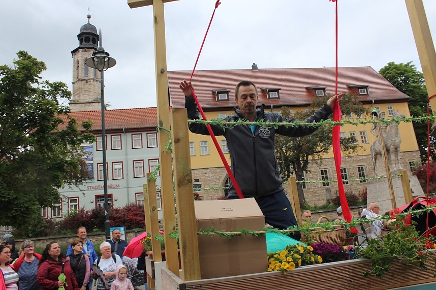 Festumzug zum 214. Brunnenfest in Bad Langensalza