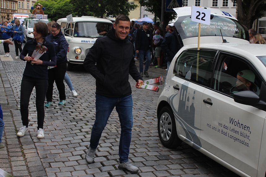 Festumzug zum 214. Brunnenfest in Bad Langensalza