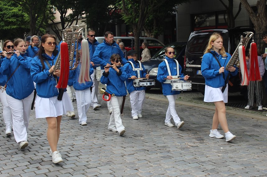 Festumzug zum 214. Brunnenfest in Bad Langensalza