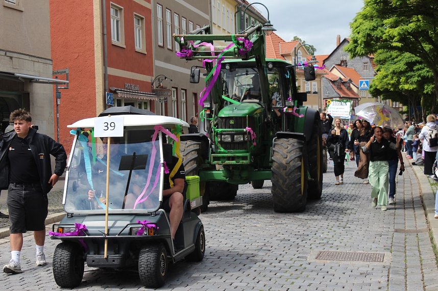 Festumzug zum 214. Brunnenfest in Bad Langensalza