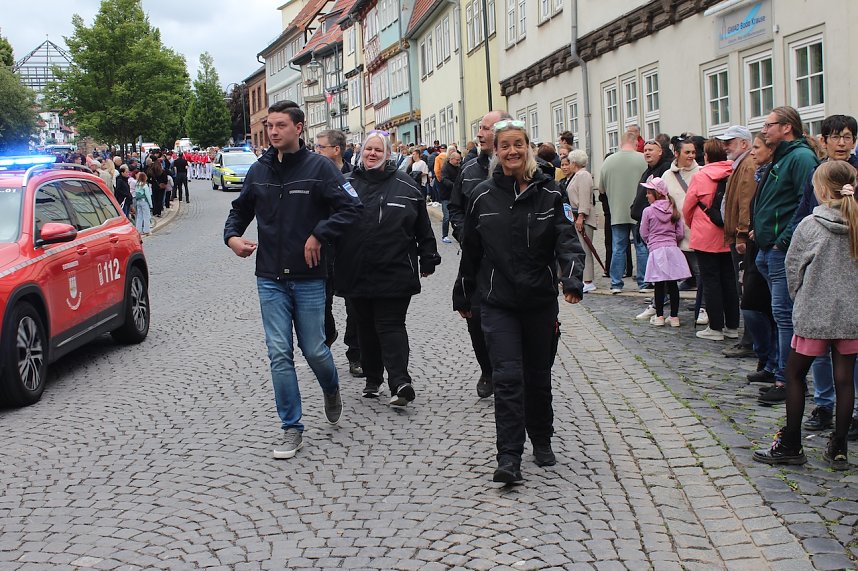 Festumzug zum 214. Brunnenfest in Bad Langensalza