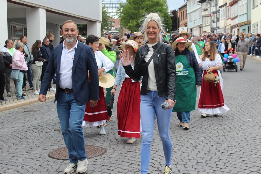 Festumzug zum 214. Brunnenfest in Bad Langensalza