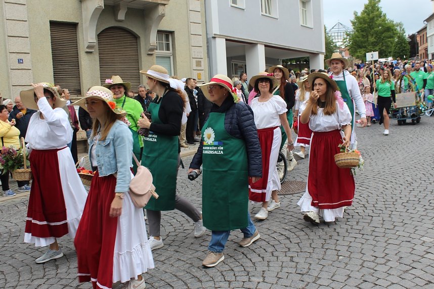 Festumzug zum 214. Brunnenfest in Bad Langensalza