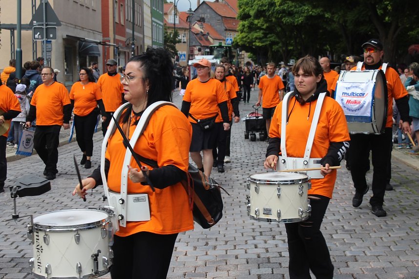 Festumzug zum 214. Brunnenfest in Bad Langensalza