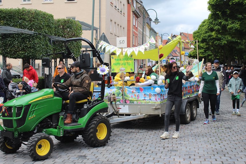 Festumzug zum 214. Brunnenfest in Bad Langensalza