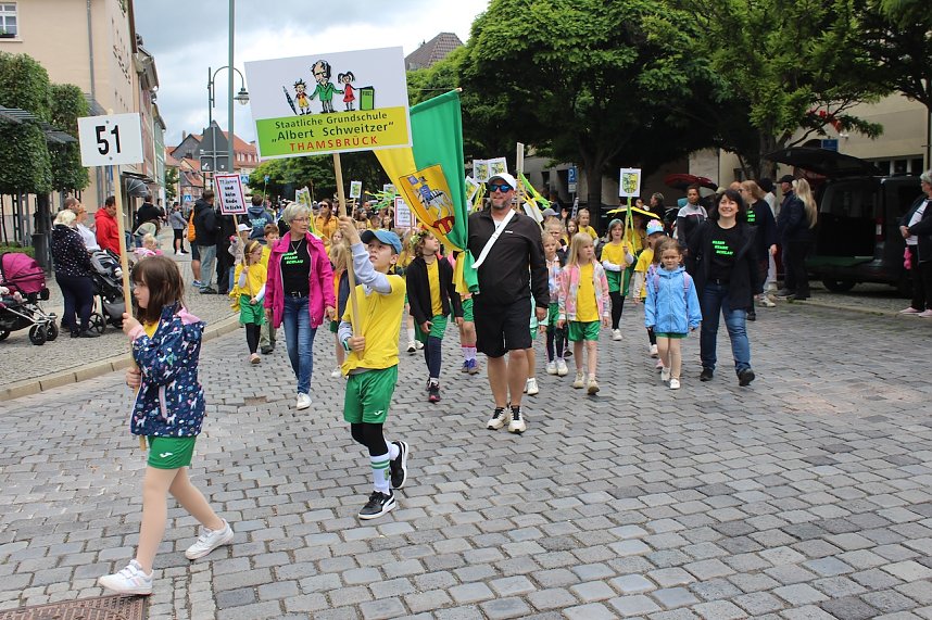 Festumzug zum 214. Brunnenfest in Bad Langensalza