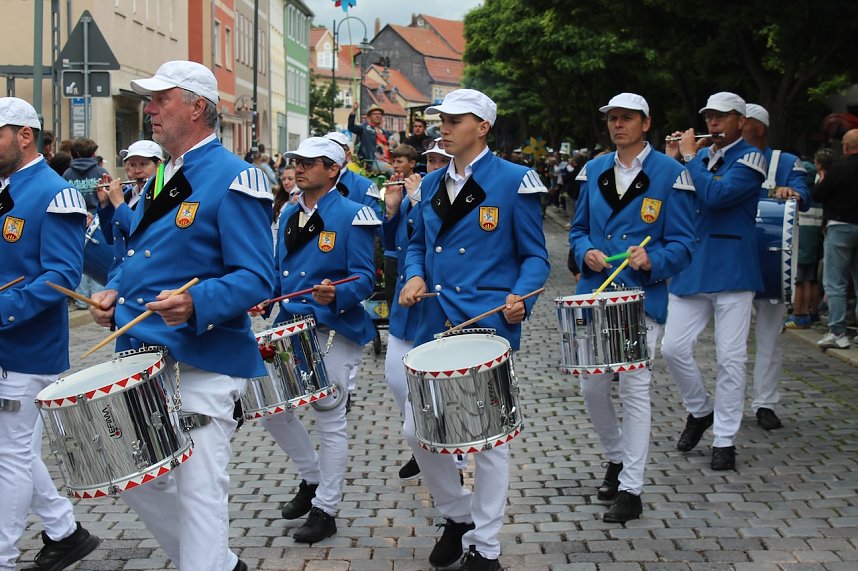 Festumzug zum 214. Brunnenfest in Bad Langensalza